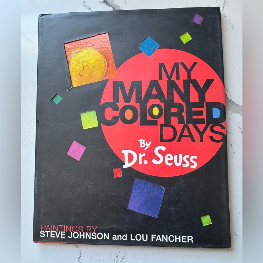 Dr. Seuss My Many Colored Days Book - Black, Red, Yellow, Blue
